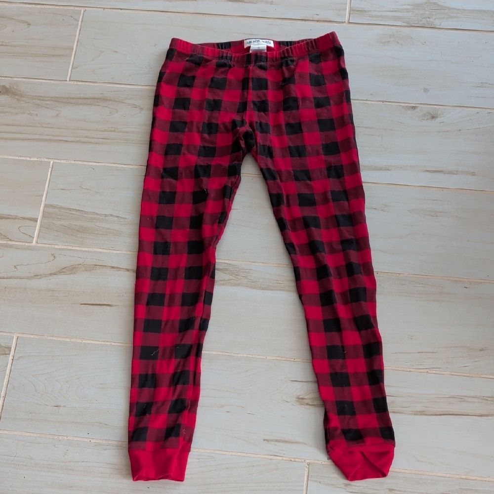 Little Blue House Red And Black Pajama Pants